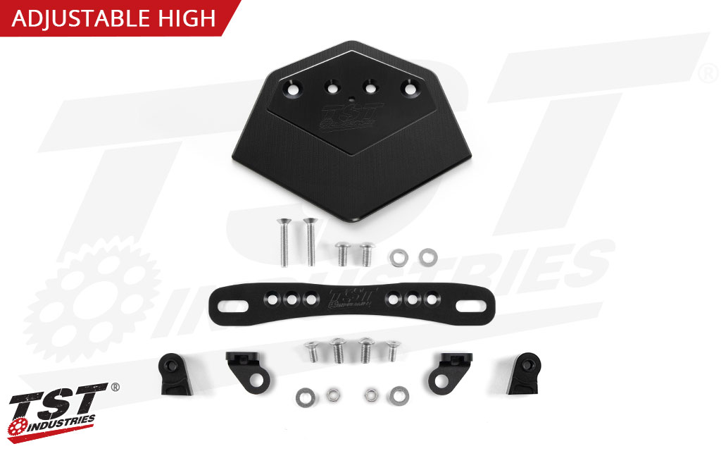 What's included in the TST Elite-1 Fender Eliminator for the 2020-2022 BMW S1000RR Adjustable High Mount Kit.