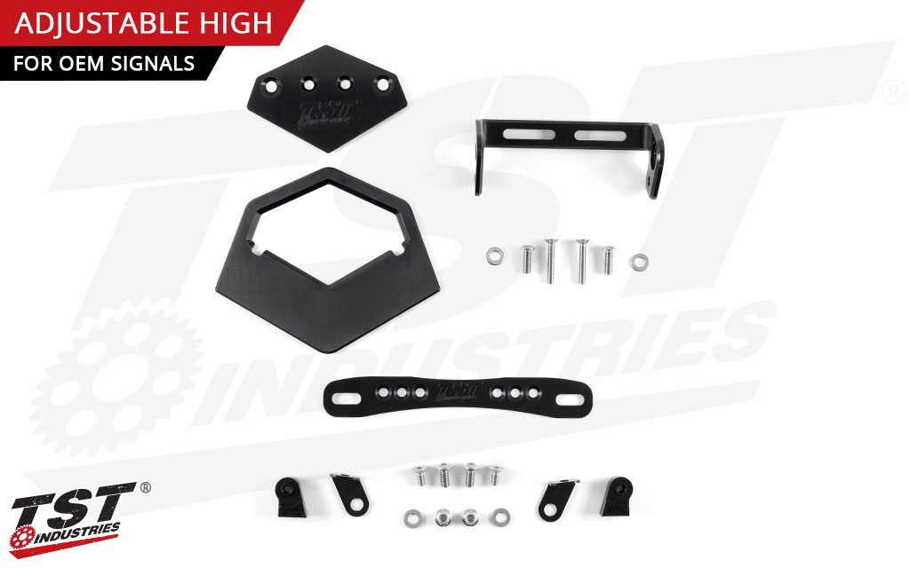 What's included - Adjustable High Mount for OEM Turn Signals kit