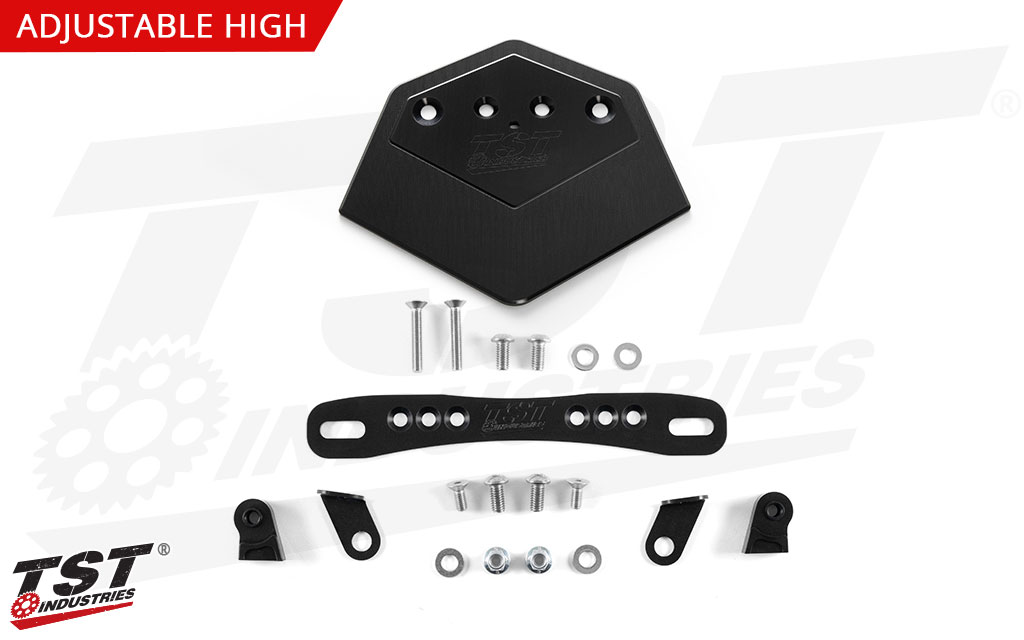 What's included in the TST Elite-1 Fender Eliminator for the 2020-2022 BMW S1000RR Adjustable High Mount Kit.