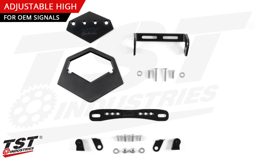 What's included - Adjustable High Mount for OEM Turn Signals kit