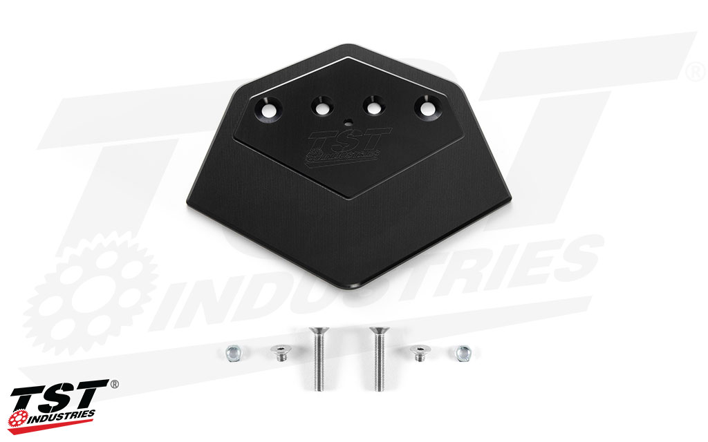 Inclued the TST Industries Undertail Closeout to cover the gap left on the tail section after OEM removal.