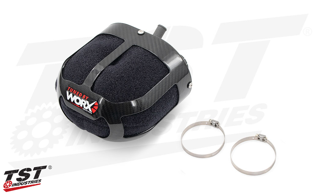 What's included in the TST WORX Airbox for Yamaha YZF-R7 2026+