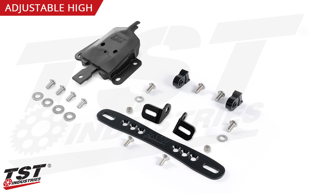 What's included in the TST Elite-1 Fender Eliminator for Yamaha YZF-R7 2022+ - Adjustable High