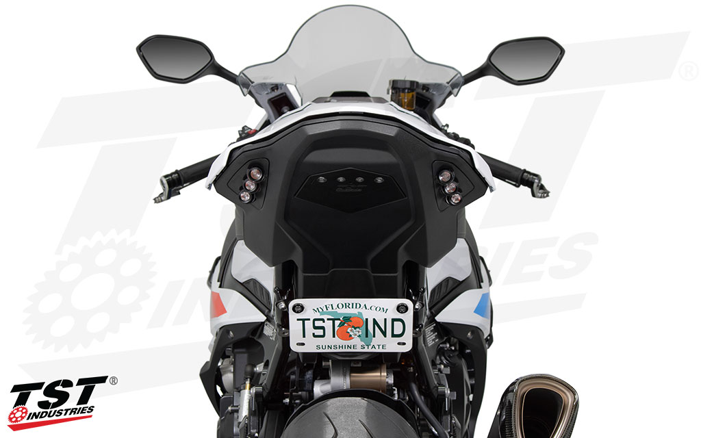 Ditch the factory fender for a true race-inspired low mount tail tidy kit.