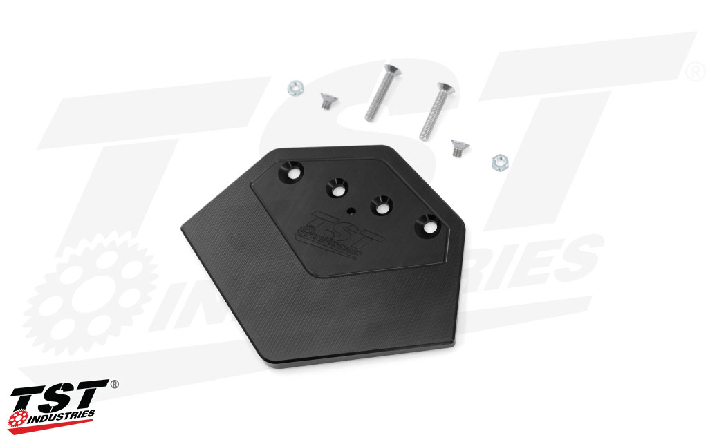 Optional TST Industries Undertail Closeout seals the gap left behind after factory fender removal.