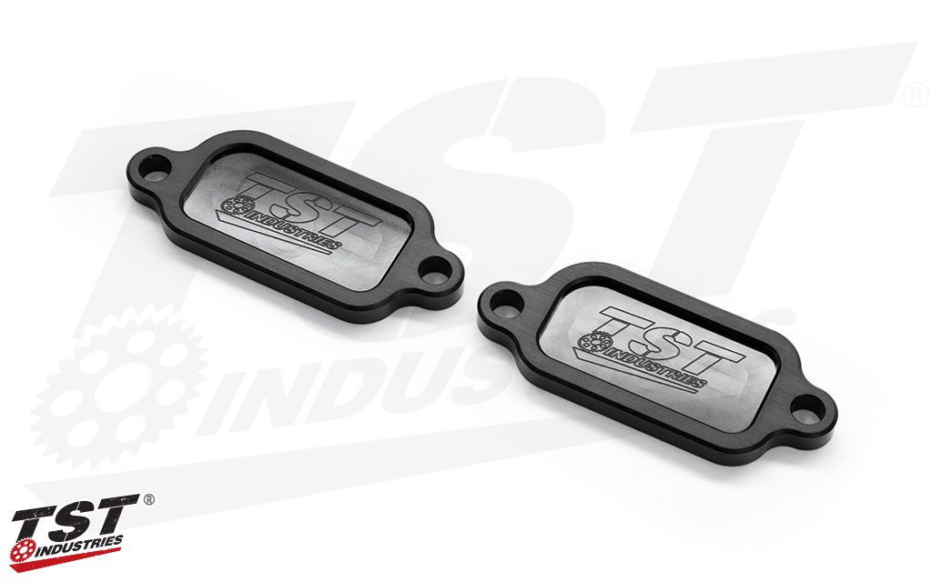 Ensure proper tuning on your Suzuki GSX-8S / GSX-8R with our TST Smog Block Off Plates.