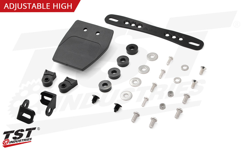 Adjustable High Mount TST Elite-1 Fender Eliminator for the Kawasaki ZX-4RR / ZX-4R.