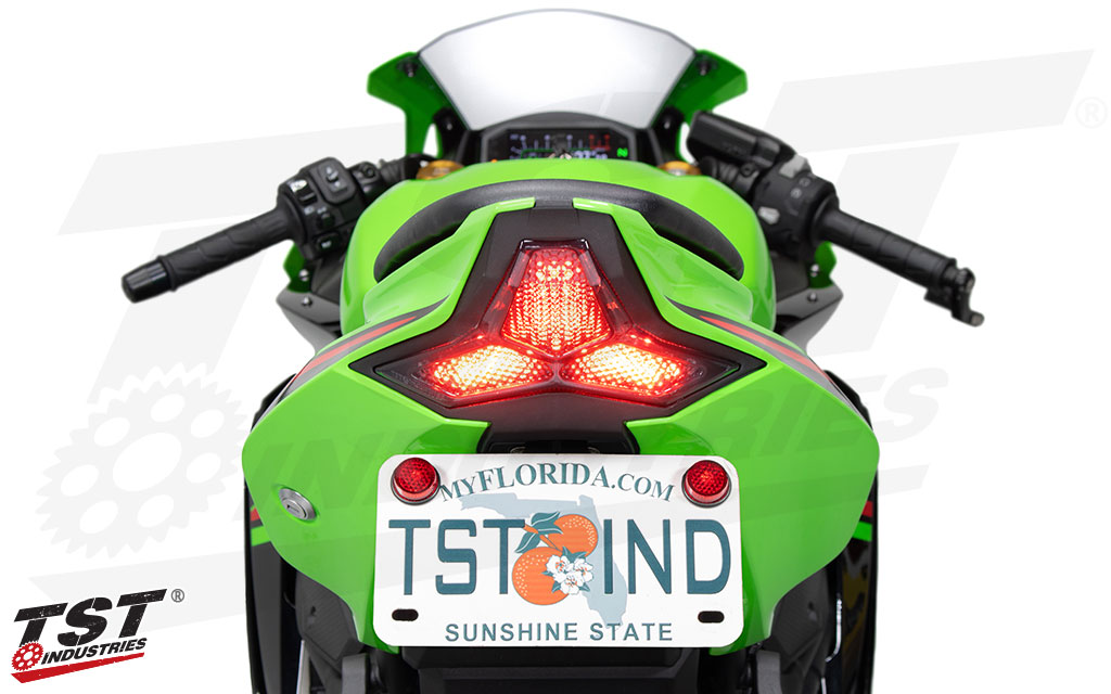 TST Programmable and Sequential LED Integrated Tail Light for Kawasaki ZX-4RR 2023+ / ZX-4R 2024+