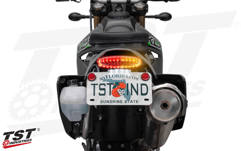 Built-In LED Turn Signals eliminate the need for external dedicated turn signals.