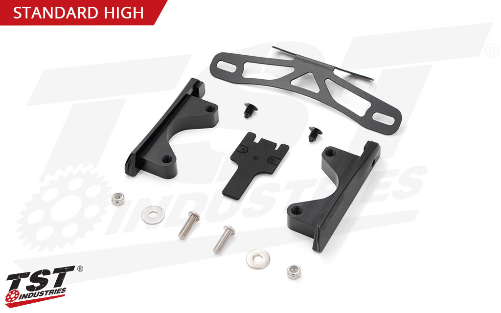 What's included in the TST Standard High Mount Elite-1 Fender Eliminator for the 2024+ Yamaha MT-09.