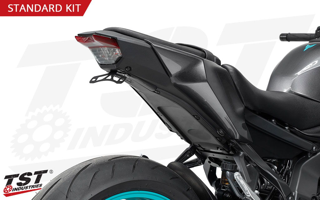 Upgrade your 2024+ Yamaha MT-09 with a lightweight tail tidy from TST Industries.