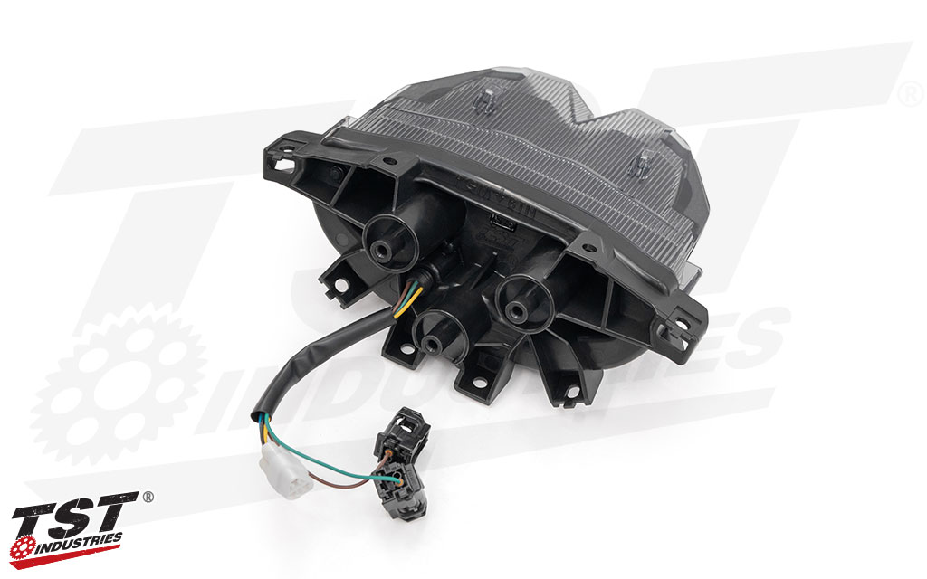 Features plug and play wiring and an easy to reach program button.
