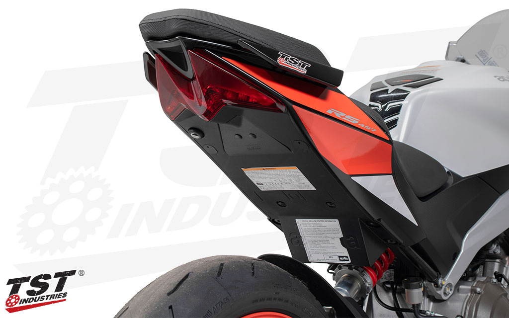 Close the gap left behind after removing the stock fender with our user-friendly TST Undertail Closeout.