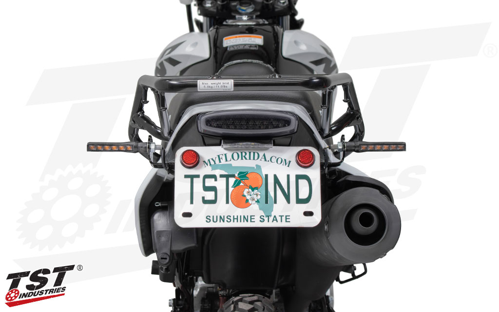 TST Low Profile Universal Motorcycle License Plate Light - Feature