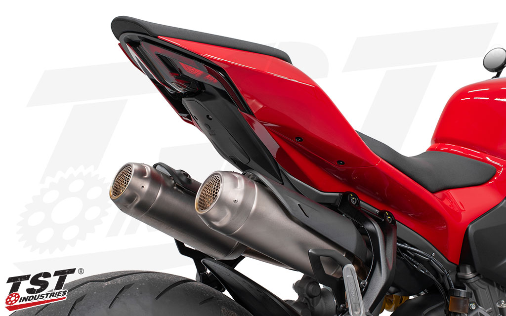 TST Undertail Closeout installed on the 2025 Ducati Streetfighter V2.
