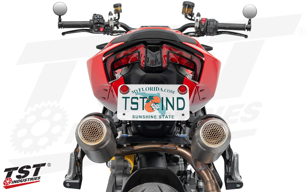 Upgrade your 2025+ Ducati Streetfighter with a tail tidy kit from TST Industries.