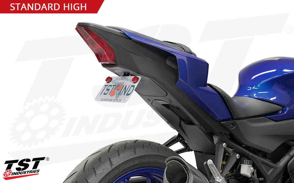 Remount your license plate in an OEM style without the unnecessary bulk.