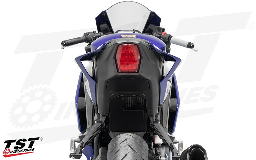 Our exlusive undertail closeout panel has been molded to follow the stock undertail lines for a factory style finish.