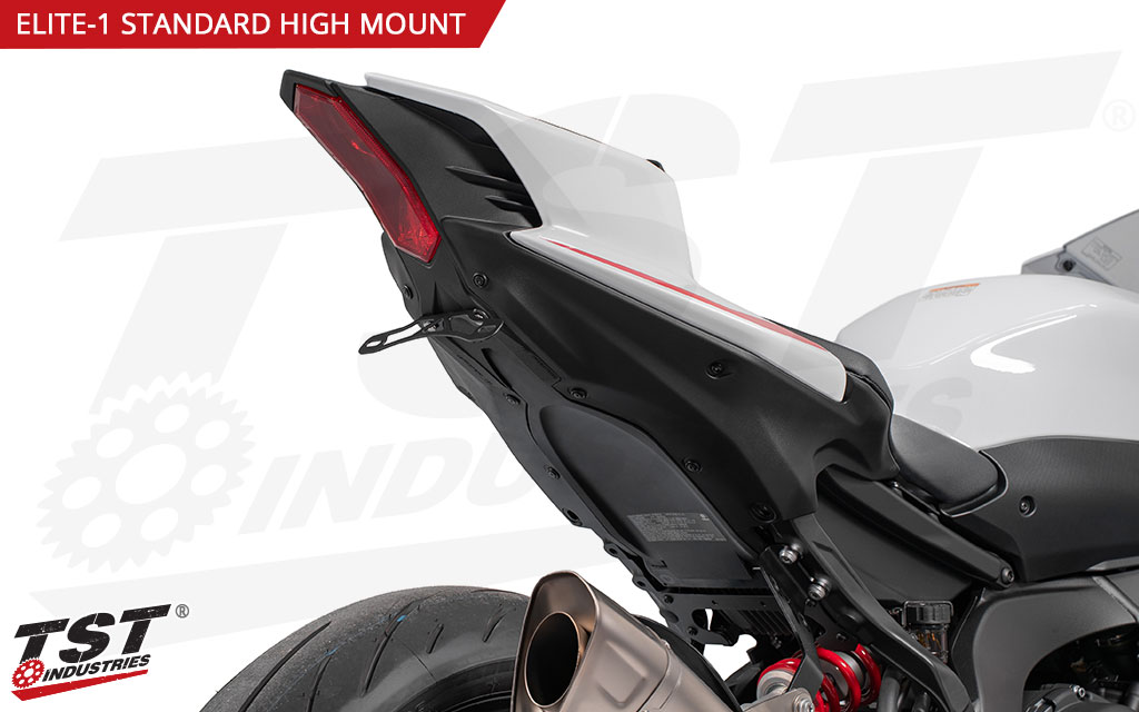 Standard bracket places your license plate in a fixed-angle position.