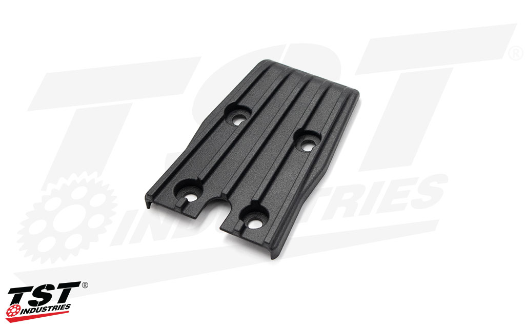 Included undertail closeout covers the bracket mounting for a cleaner finished installation.