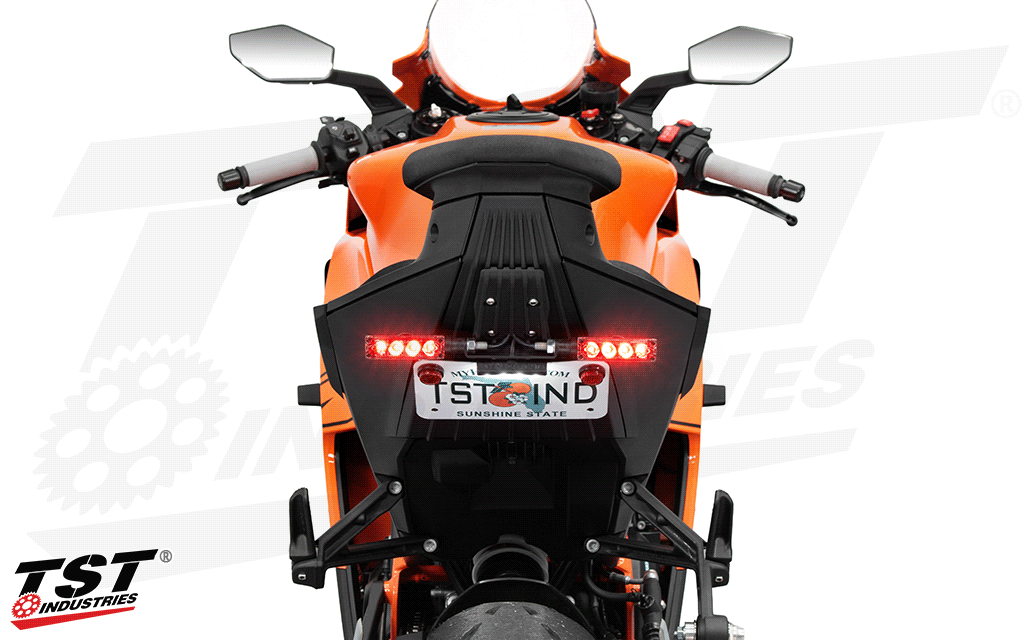 Included rear lighting functions as running, brake, and turn signals.