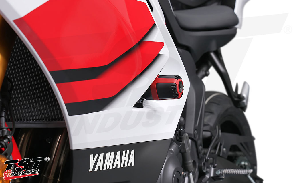 TST Shock Absorbing Frame Sliders for Yamaha YZF-R7 2026+