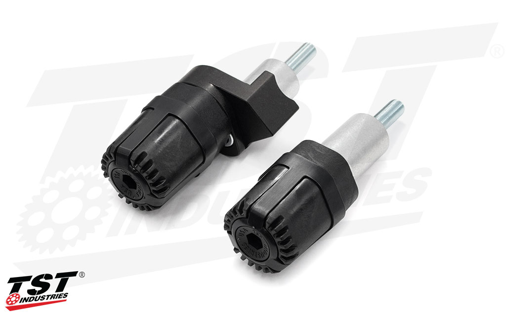 Add valuable crash protection to your Yamaha YZF-R7 with TST Shock Absorbing Frame Sliders.