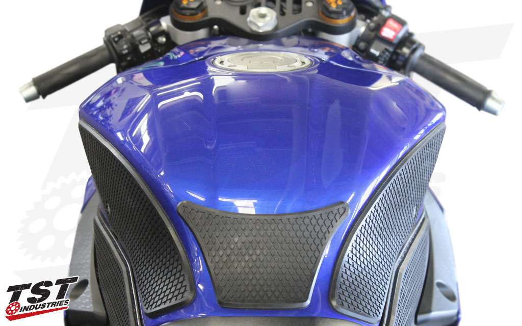TechSpec Tank Grips for 2015+ Yamaha YZF-R1 available at TST Industries TechSpec Tank Grips for 2015+ Yamaha YZF-R1 available at TST Industries