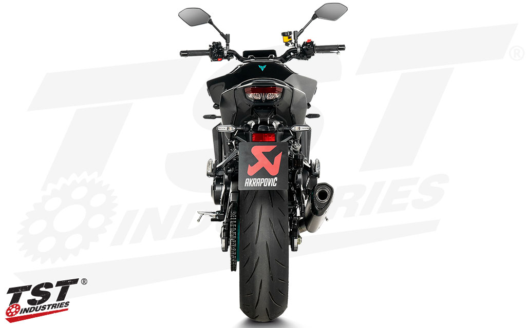 Improve looks, sound, and performance with the Akrapovic Full System Exhaust.