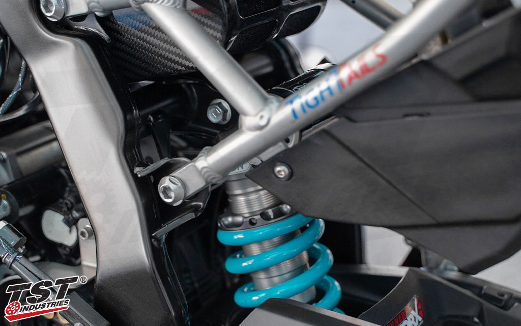Developed to be paired with the TST WORX Airbox and used on our TST WORX GSX-8R race bike.