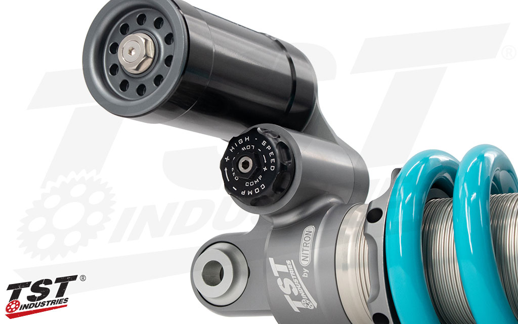 High-Speed and Low-Speed compression adjustability.