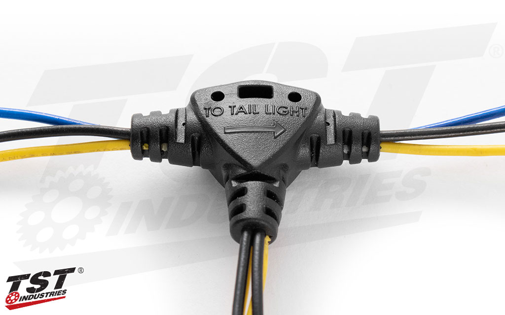 The wire harness features a quick reference to help aid in proper installation.