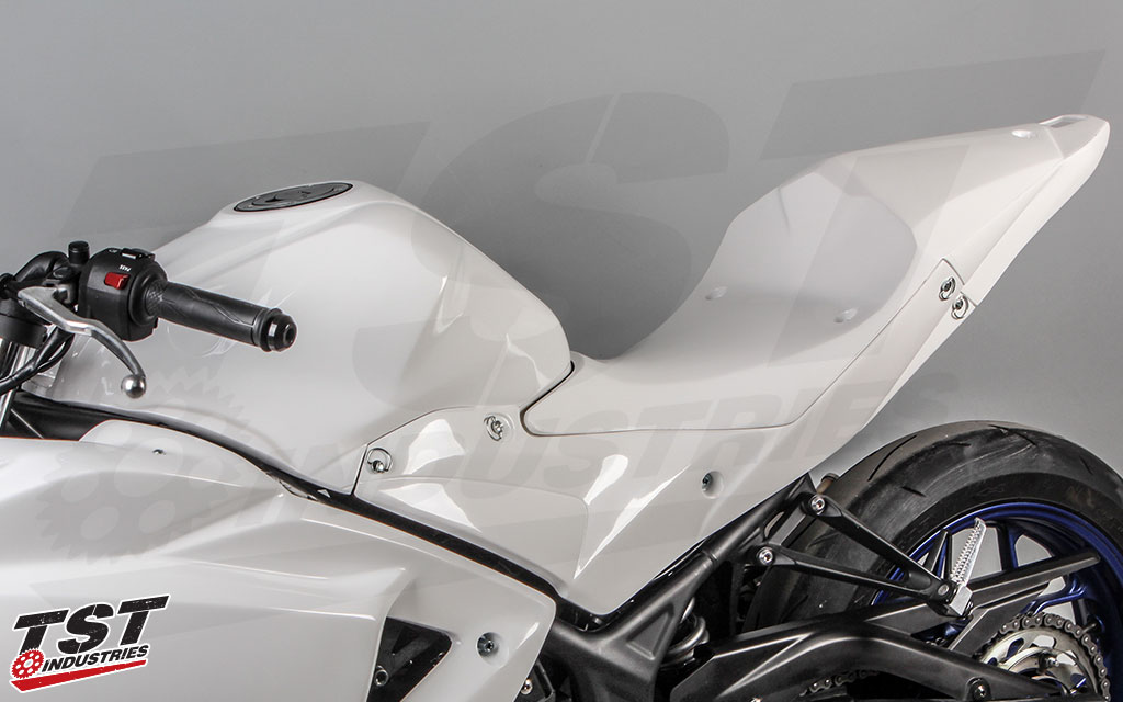 Bikesplast fairings feature precision fitment and reinforced stress areas - Race Tank Cover and Front Fender NOT included.