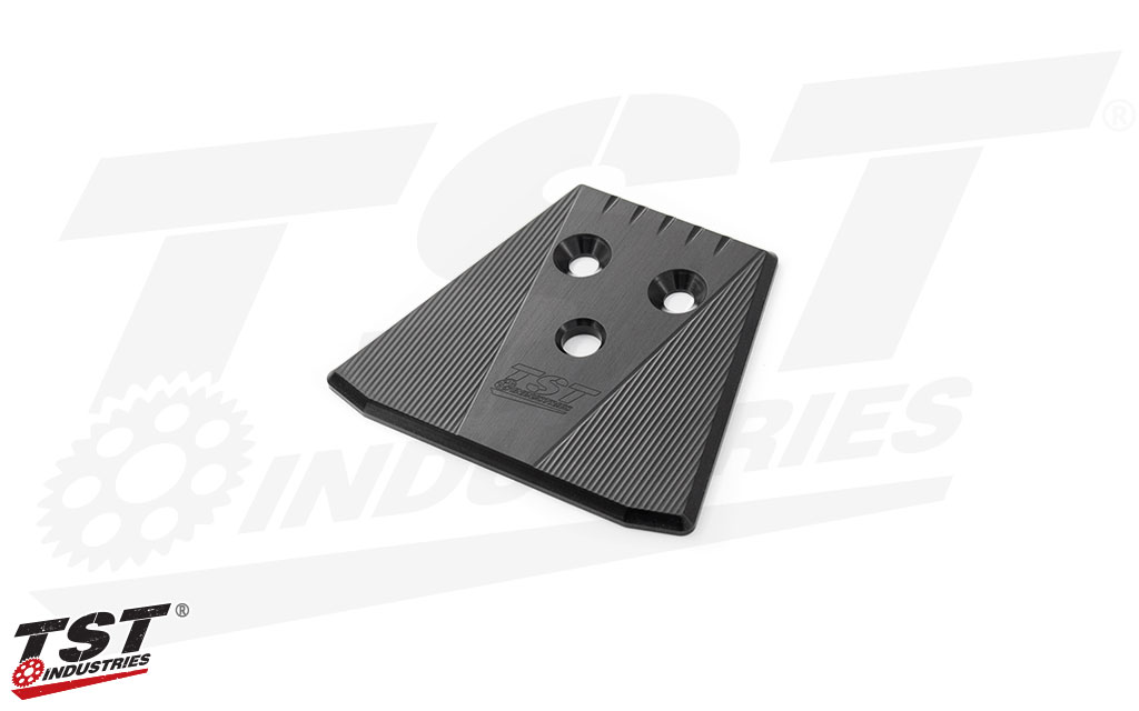 Our exclusive Ninja 500 Undertail Closeout features a durable black anodized finish.