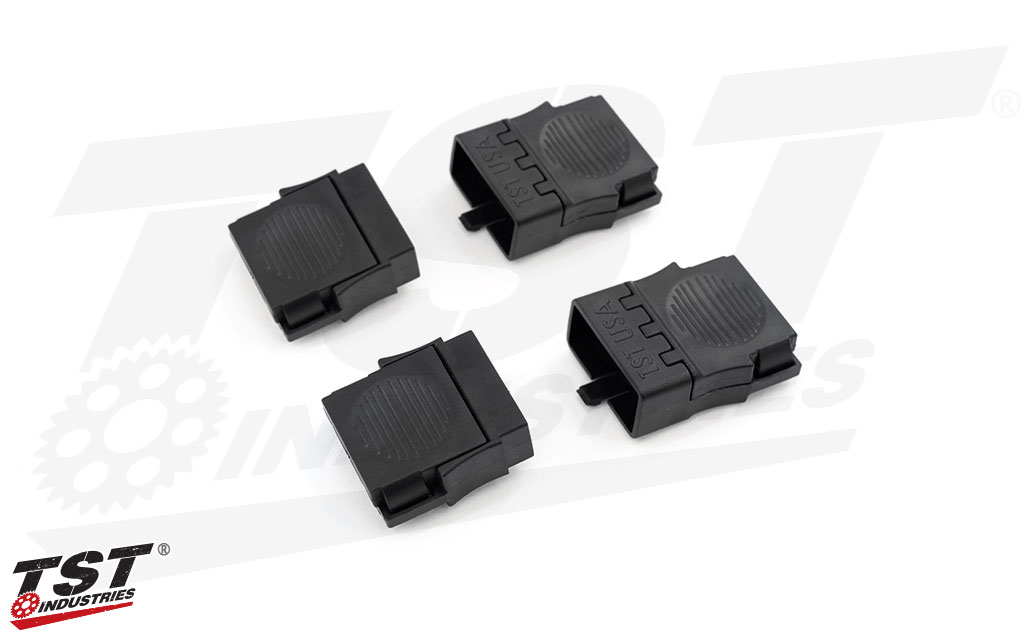 Protect your 3.5mm bullet connections with TST's easy-to-use Connector Enclosure.