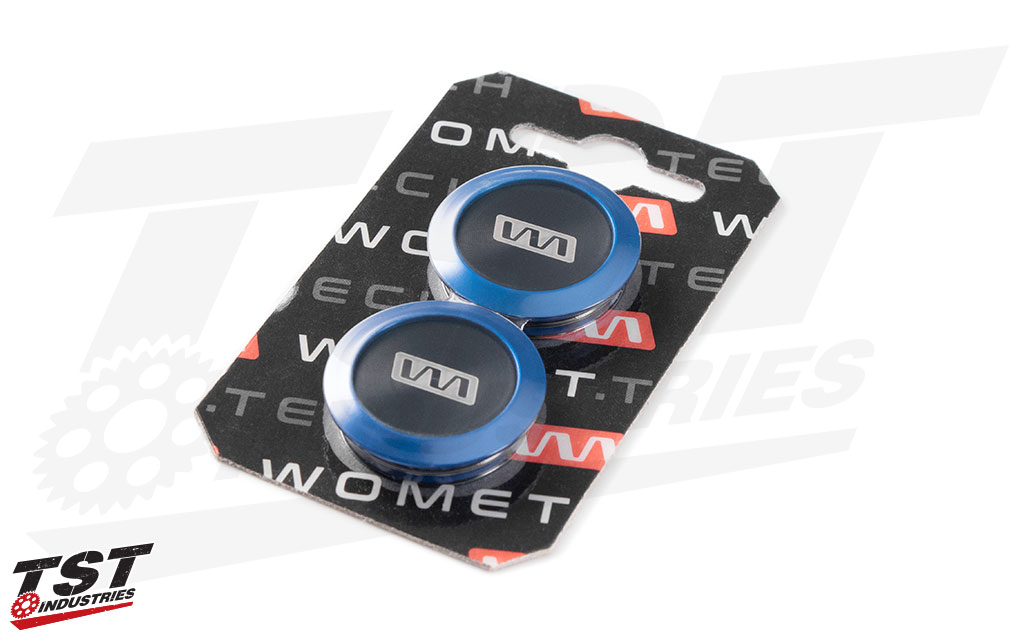 Blue Womet-Tech Slider Caps