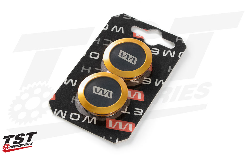 Gold Womet-Tech Slider Caps