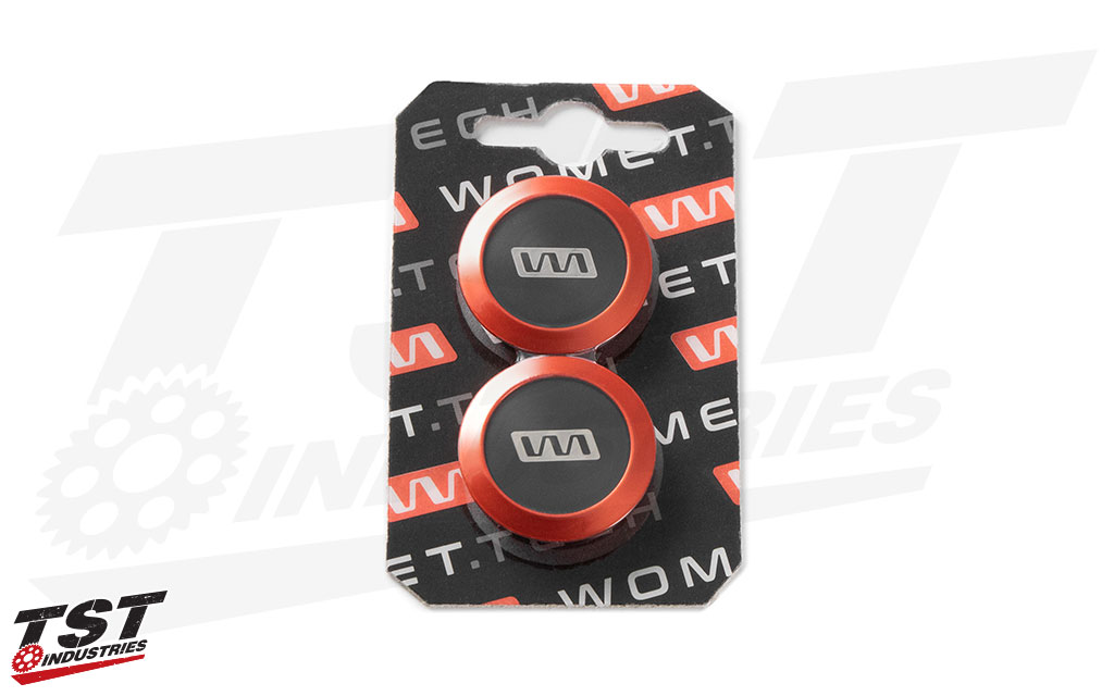Red Womet-Tech Slider Caps