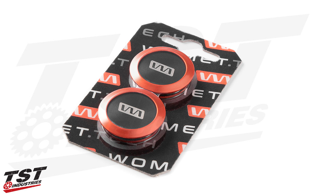 Red Womet-Tech Slider Caps