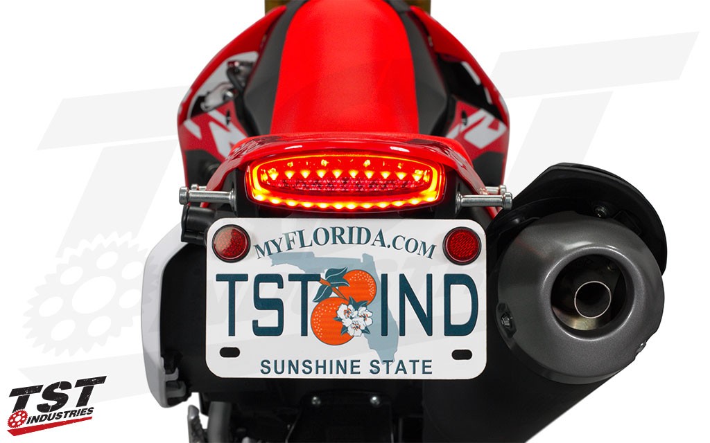 TST LED Integrated Tail Light and Fender Eliminator system for the 2012-2016 Honda CRF250L.