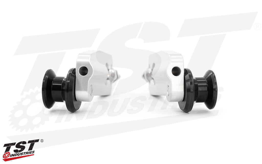 Upgrade your Honda CRF300L / Rally with Spooled Captive Chain Adjusters from TST Industries.