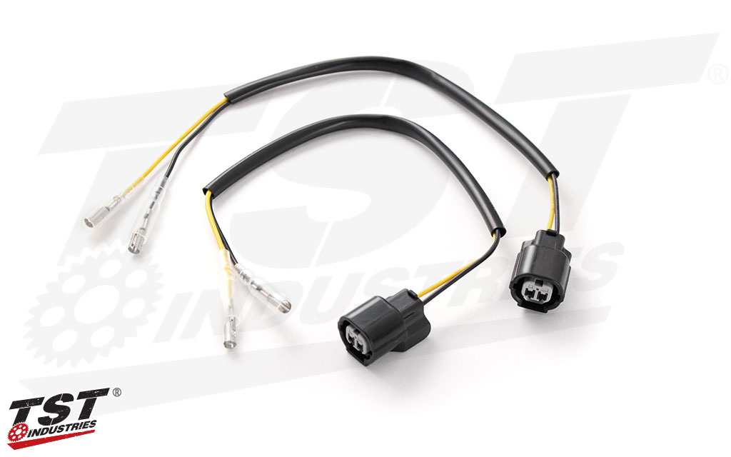 Turn Signal Adapter Indicator Connectors Leads For Kawasaki EX250 600 636 900 