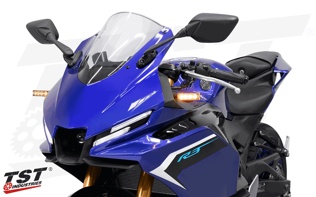 TST DRL to Turn Signal Harness Converter for Yamaha YZF-R3 2025+