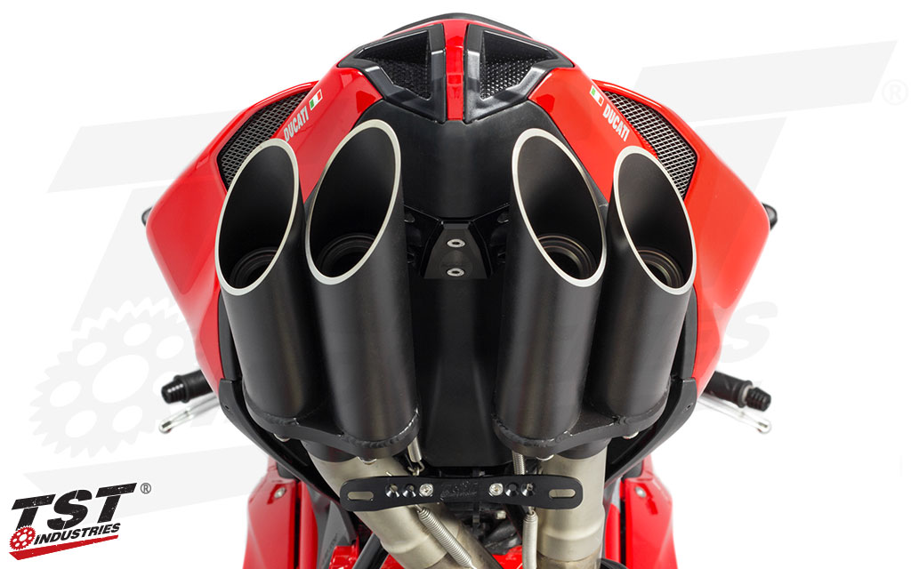Clean up the undertail of your Ducati with TST Industries.