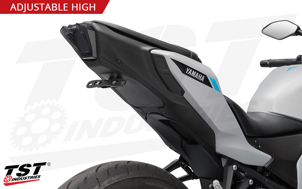 Our adjustable bracket features a black anodized aluminum construction for a premium feel.