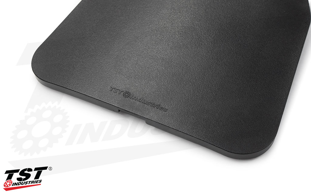 The included ABS injection molded Undertail Closeout is color and texture matched to the rest of the undertail.