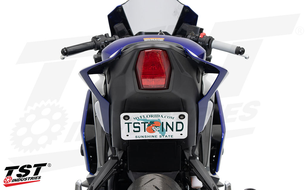 Gain a sporty and race inspired tail section with a low mount tail tidy.