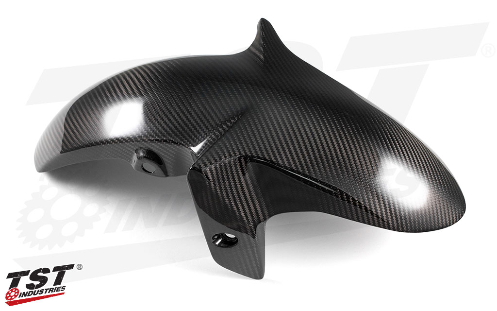 TST Twill Carbon Fiber Front Fender for Yamaha YZF-R3 2015-2018