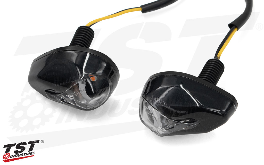 Each turn signal features a combination of smoke and clear lens elements.