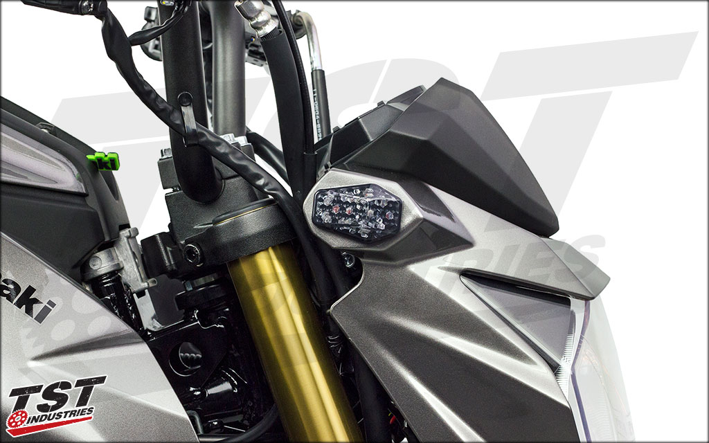 Blinkerstange Blinkerarm Blinkerhalter Stahl Honda Kawasaki 25mm M10 universal
